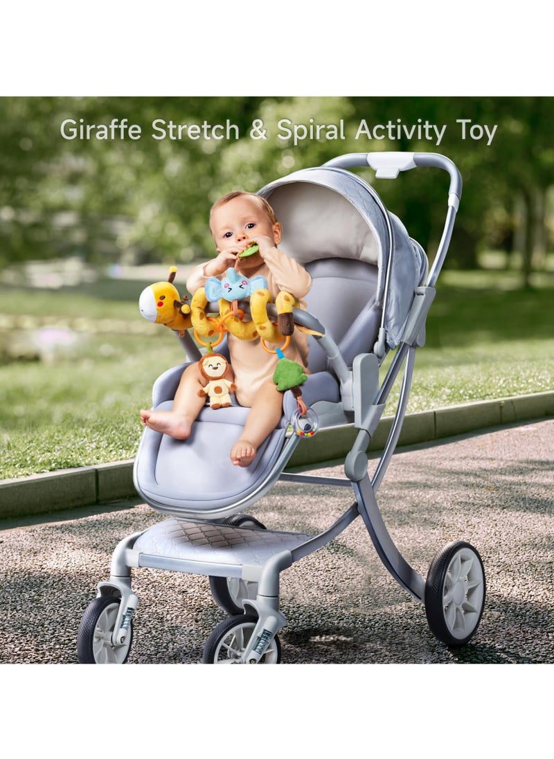 KIDS Spiral Car Seat & Stroller Activity Toy - Giraffe Textured Play Activity Toy for Sensory Exploration and Engagement, Ages 0 and Up - pzsku/Z5F2855DE6ACCD5BBE036Z/45/_/1735789223/d3ea4991-e9c0-47e2-8d10-91ec5d36894d