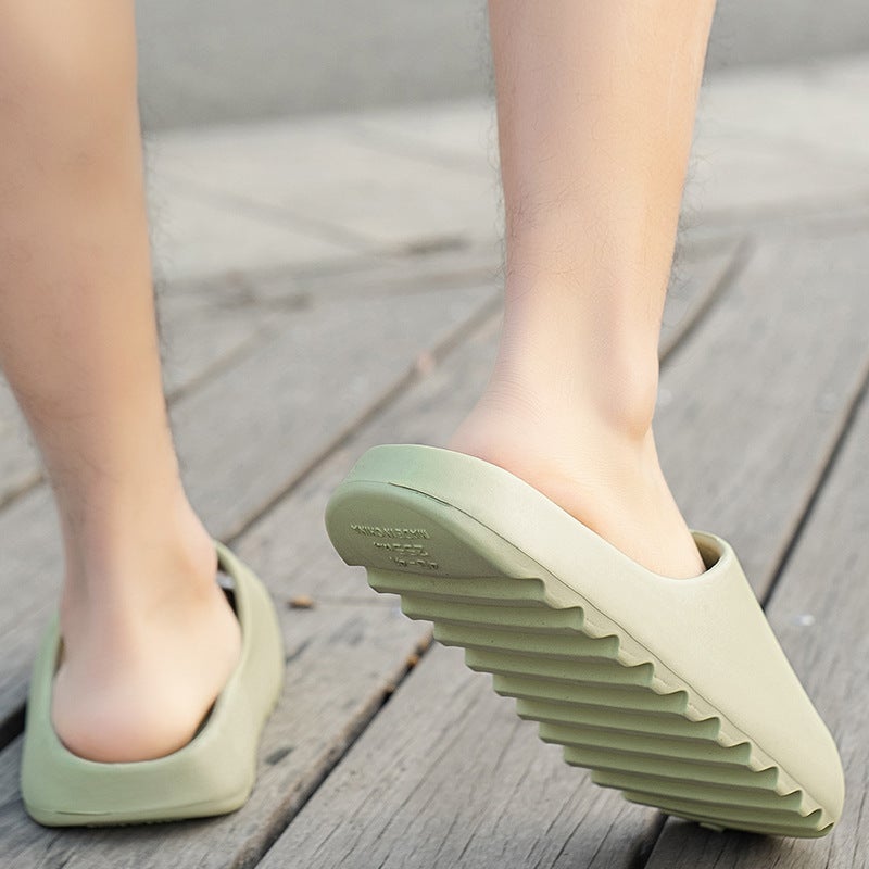 Style Slippers Men'S Non-Slip Home Bathroom Bath Flip-Flops Trendy Coconut Indoor And Outdoor Couple Summer - Image 5