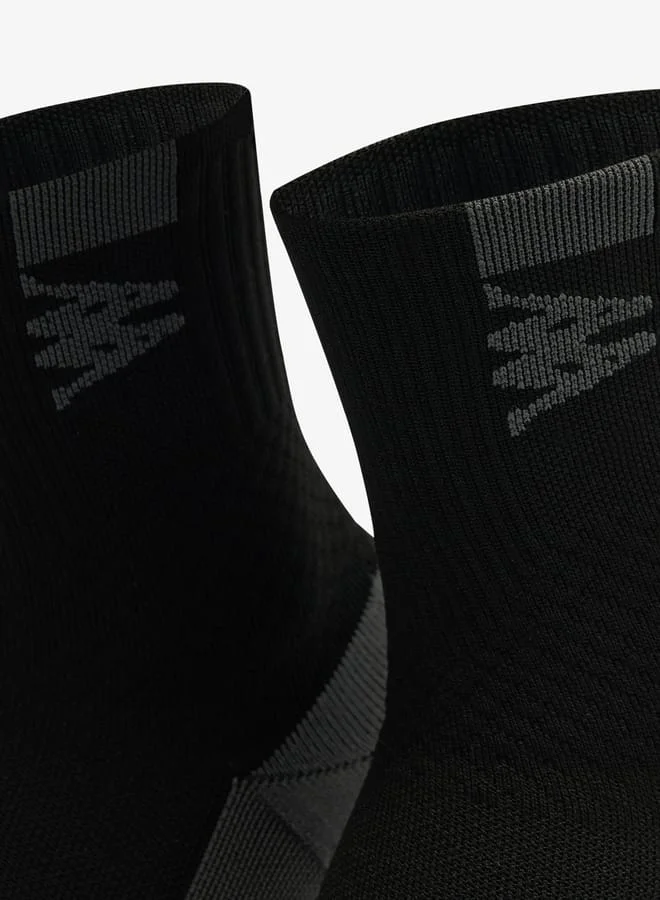 Kappa Men's Textured Crew Length Performance Socks