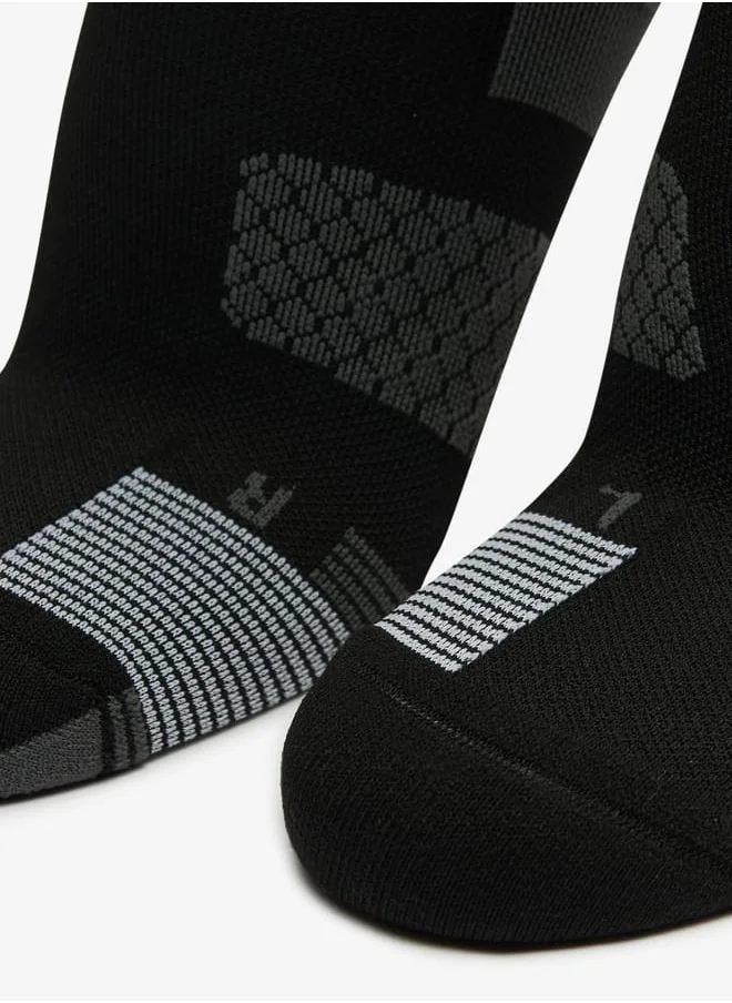 Kappa Men's Textured Crew Length Performance Socks