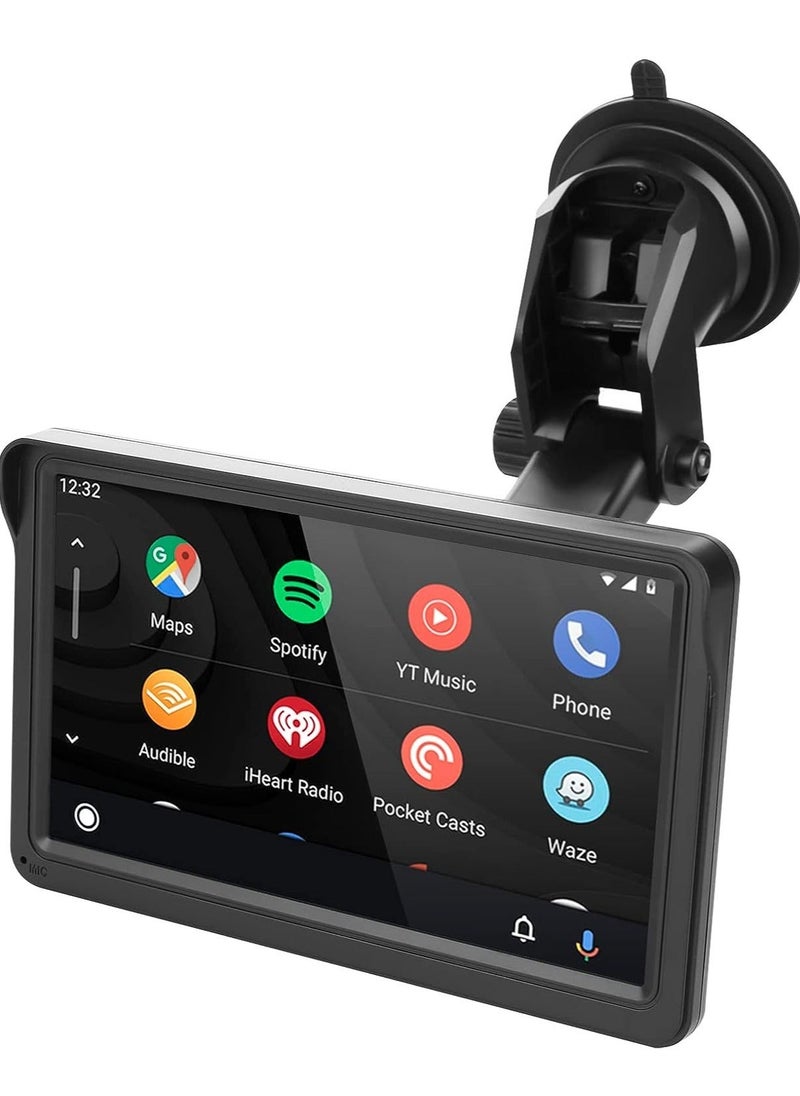 SWM - Portable Car Audio with Wireless Apple Carplay and Android Auto Touch Screen Bluetooth Car Player - Image 1