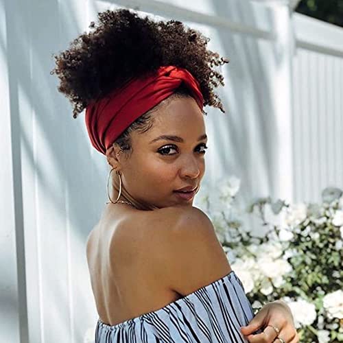 DRESHOW 8 Pack Headbands for Women Yoga Knotted Headbands Elastic Criss Cross Hair Accessories Sports Head Wrap Non Slip - Image 2