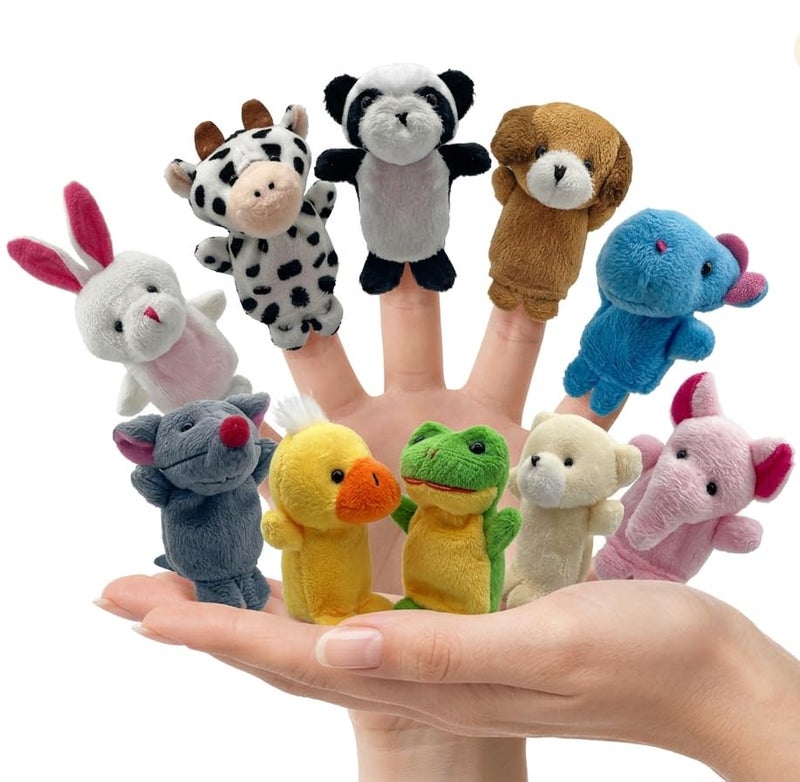 Sealive Finger Puppets for Toddlers 13 Preschool and Kids 10 Soft Velvet Animal Finger Toys for Toddlers 13 Easter Egg Fillers Perfect for Storytelling Educational Play and Party Favors - Image 5