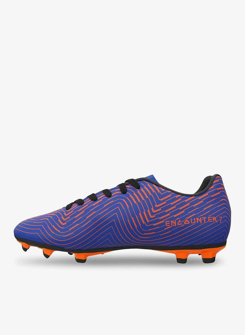 Nivia  Pro Encounter 7 Football Shoes - Blue/Orange  | Best Price UAE