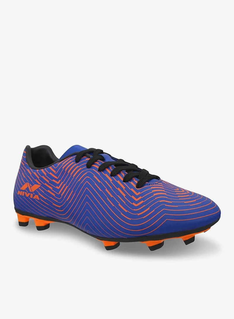 Nivia  Pro Encounter 7 Football Shoes - Blue/Orange  | Best Price UAE