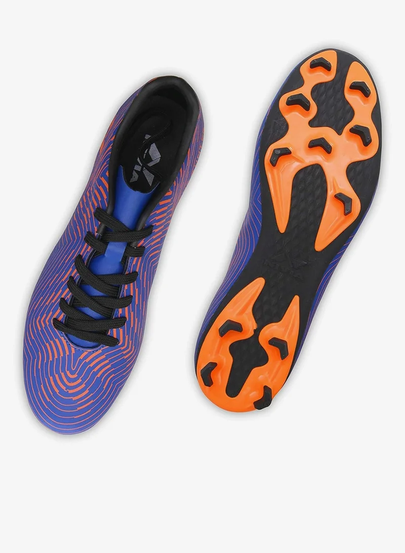 Nivia  Pro Encounter 7 Football Shoes - Blue/Orange  | Best Price UAE
