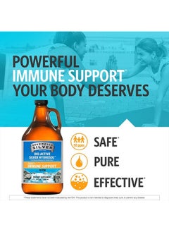 Sovereign Silver Bio-Active Hydrosol Sovereign Silver Natural Immunogenics 64 oz Liquid  - Image 4