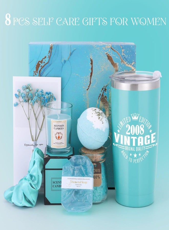 OICEME 18th Birthday Gifts Women Spa Bath Basket Body Works Set For Yong Teenage Girl Daughter Friends Bestie College Student Classmate 18 Years Old Best Vintage 2008 Birthday Graduation Thanksgiving Gift - Image 2