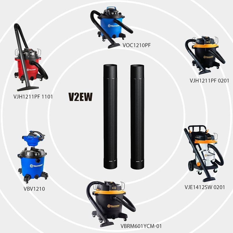 Vacmaster 2 12 Extension Wands 2 Count 1 Pack V2EW Black - Image 2