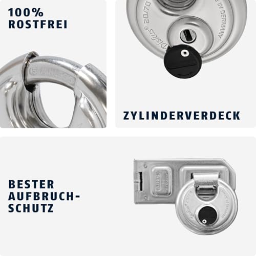 Abus 20/70mm Diskus Plus Padlock - Image 3