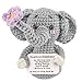 Exacoo Positive Crochet Elephant with Message CardsBirthday for Women Small Cute Handmade Crochet Animals Decor for Home Office Desk Emotional Support Elephant Christmas Stocking Stuffs - Image 2