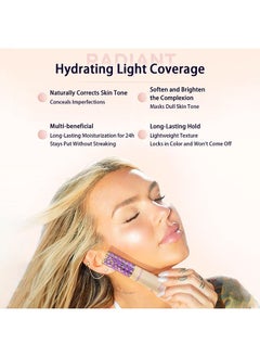 FANBEISHI FANBEISHI  Full Coverage Liquid Foundation Active Wear Makeup, Concealer Foundation,Up to 24Hr Wear, Transfer, Sweat & Water Resistant, Matte Oil Control Concealer,1 Count(17g)  - Image 2