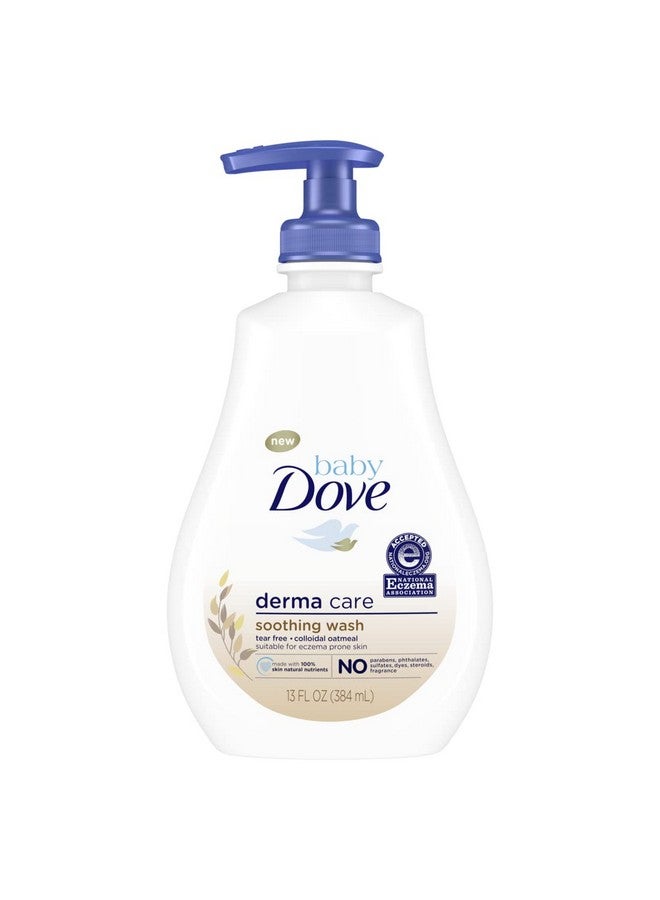 Baby Dove غسول ديرما كير المهدئ للعناية بالبشرة مع دقيق الشوفان الغروي مناسب للبشرة المعرضة للإكزيما 13 أونصة - Image 1