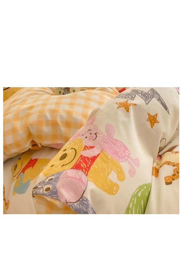 Generic Bed Sheet Style — French High-End  Pure Cotton  Bedding Four Piece Set  - Image 2
