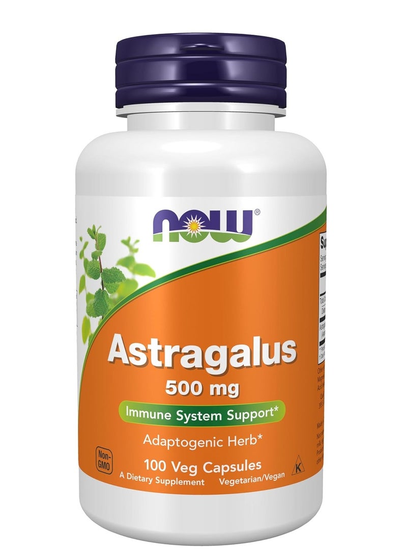 ناو Now Foods, استراغالوس، 500 ملجم، 100 كبسولة - Image 1