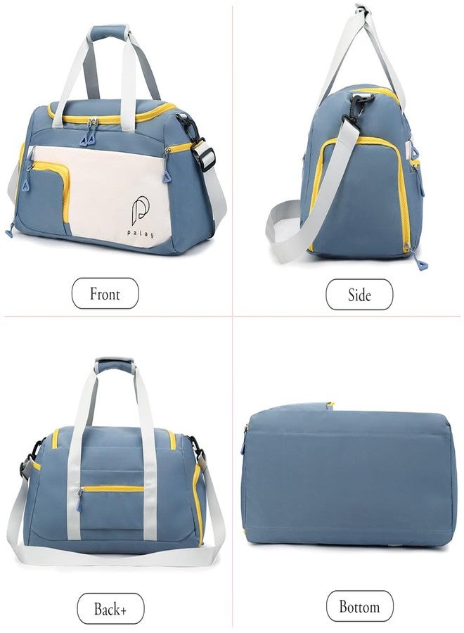 PALAY® Gym Bag for Men with Shoe Compartment & Wet Pocket, Duffle Bags for Travel, Large Capacity Portable Overnight Bag for Vacation, Gym, Sport, Yoga - Image 5