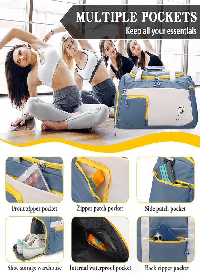 PALAY® Gym Bag for Men with Shoe Compartment & Wet Pocket, Duffle Bags for Travel, Large Capacity Portable Overnight Bag for Vacation, Gym, Sport, Yoga - Image 4