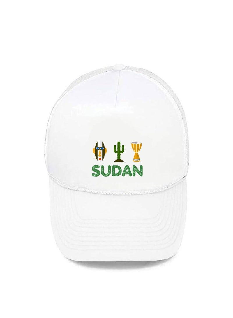 PRINTSHOP4ME Sudan Mesh Cap With Plastic Closure For Men And Women–Perfect For Sports,Outdoor Activities And Casual Wear–Great Gift For Sports Fans And Events - Image 1