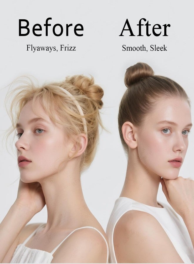 ANWOOR Slick Back Hair Brush & Hair Wax Stick: Tame Flyaways, Smooth Frizz, Edge Control & Sleek Ponytails, Buns - Boar Bristle Brush for Fine to Meidum Women & Men Hair - Styling Accessories for Girls, Kids - Image 2