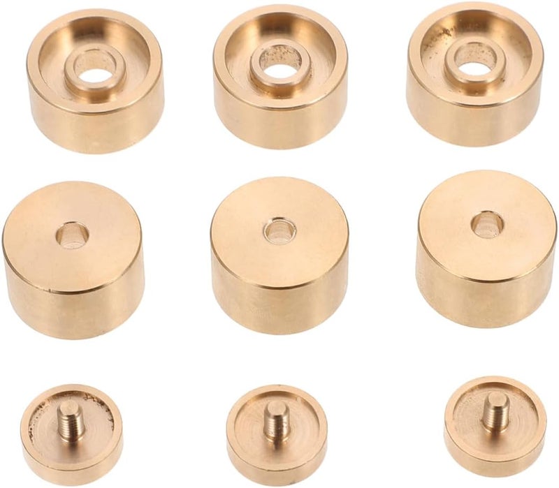 Vaguelly 1 Set Bonnet major Trumpet Button Buckle Upper and lower cover button trumpet Valve Replacement Parts Accessories clothes button piston copper washer Copper Press Covers - Image 1