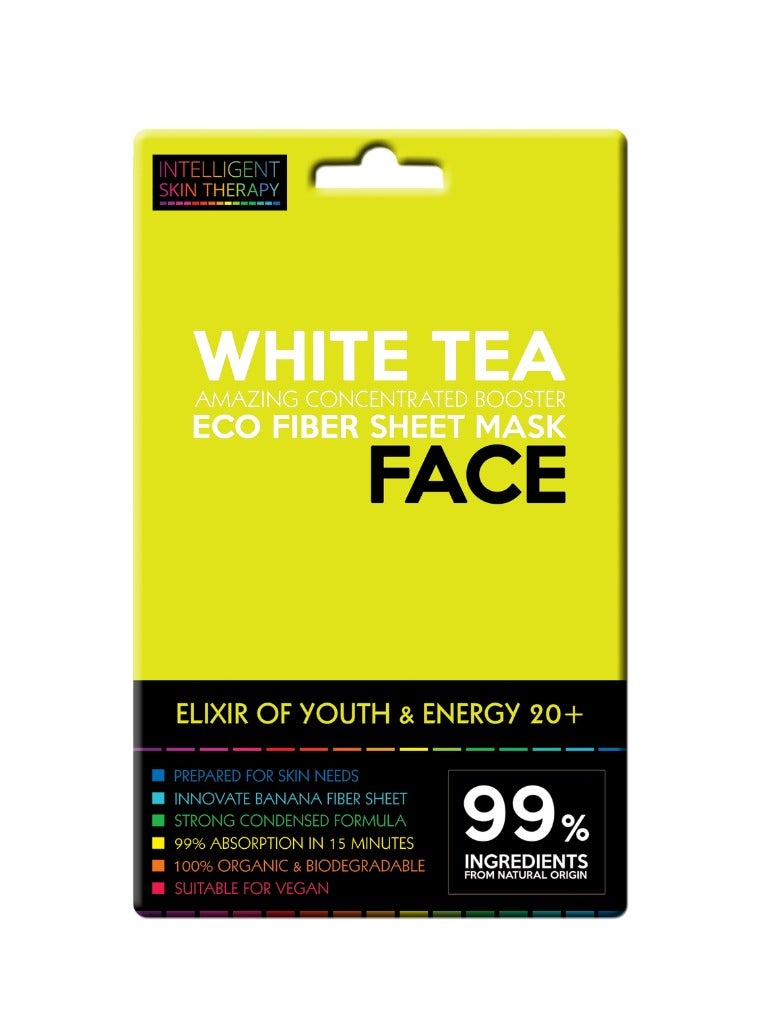 BeautyFace Elixir of Youth & Energy Eco Fiber Booster Face Mask White Tea Extract