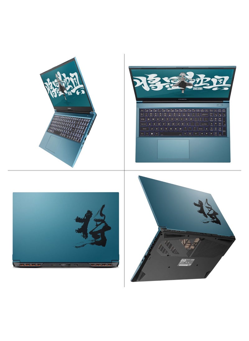 Colorful - COLORFUL X15 Gaming Laptop 15.6IN FHD 144Hz Display, Intel Core i7-12700H, NVIDIA GeForce RTX 3050TI 4GB Graphics, 16GB DDR4-3200 RAM, 512GB SSD, Backlit Keyboard, Webcam, Windows 11 Home, Blue - Image 1