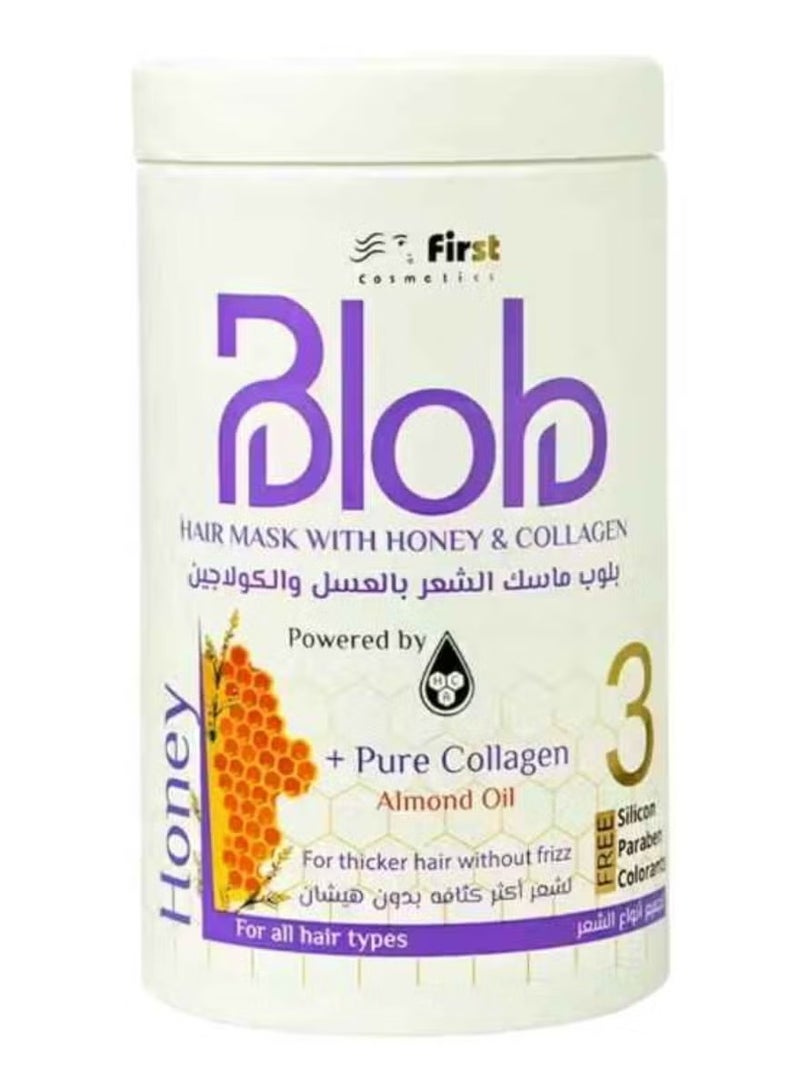بلوب ماسك الشعر بالعسل والكولاجين – 1000 مل