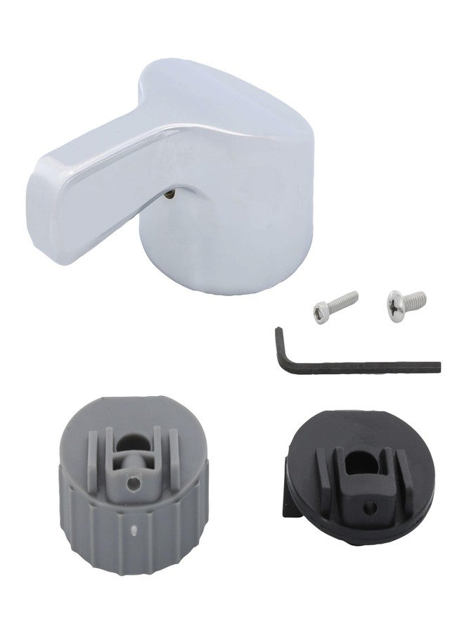 Danco (80004 Single Replacement Handle for Moen, Metal, 1-Pack, 2" H x 2" W x 4.25" L, Chrome - Image 1