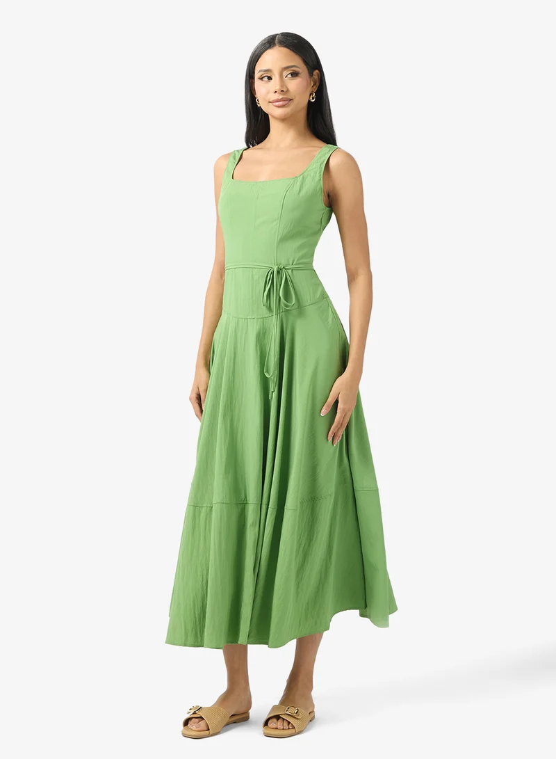 ELLA Square Neck A-line Dress