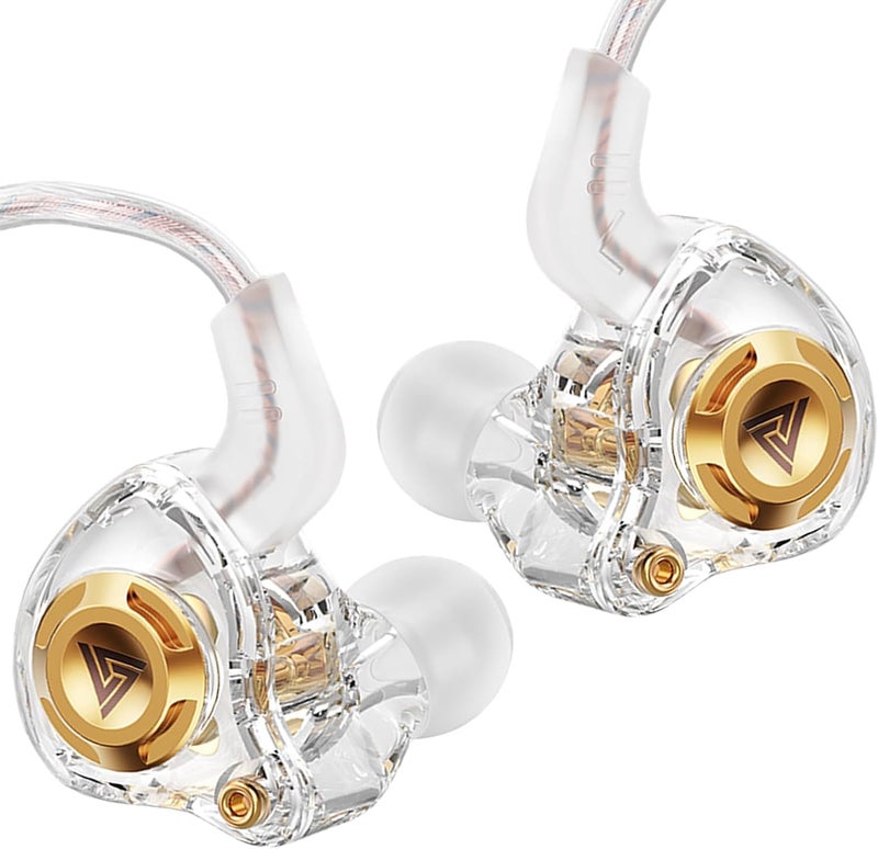 Jacuate Wired Gaming Headphones IEM Earphones with 1DD，QKZ Ak6 SRS in Ear Monitor, HiFi Earbuds, Crystal Clear Hi-Res Sound with Microphone&New 11mm Dynamic Driver for Gaming,Video Musicians, Singers - Image 1