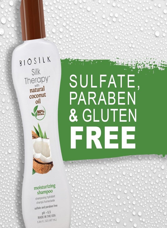 BioSilk Silk Therapy with Natural Coconut Oil Moisturizing Shampoo, Cleanses & Replenishes Moisture, Sulfate, Paraben & Cruelty-Free, 5.64 Oz - Image 5