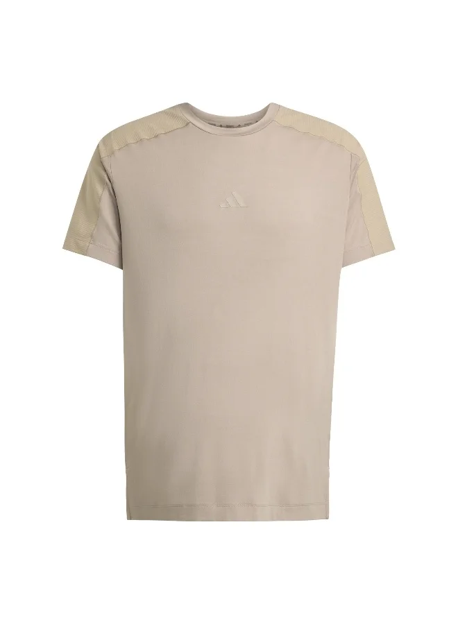adidas Adidas Puremotion Tee Brown T-Shirt (Short Sleeve) T-Shirts For Men
