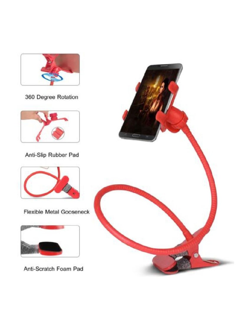 DIGI CORE Flexible Phone Holder And Mount Red