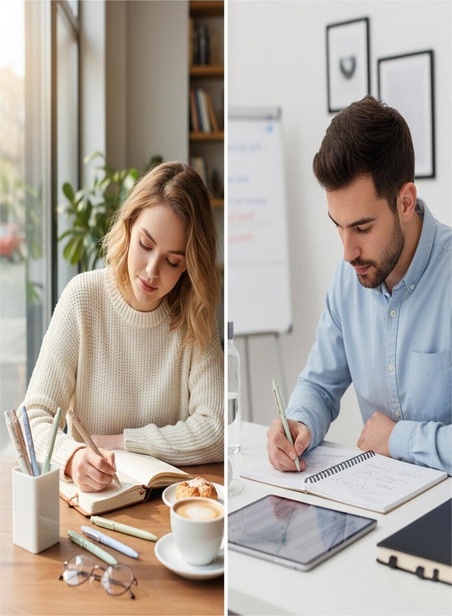 ٥ أقلام ملهمة، قلم تحفيزي للنساء، أقلام جل باستيل برأس رفيع للكتابة السلسة، حبر سريع الجفاف ٠٫٥ مم، أدوات مكتبية يابانية، لوازم مدرسية لطيفة للمكاتب والتمريض، هدايا إيجابية - Image 4