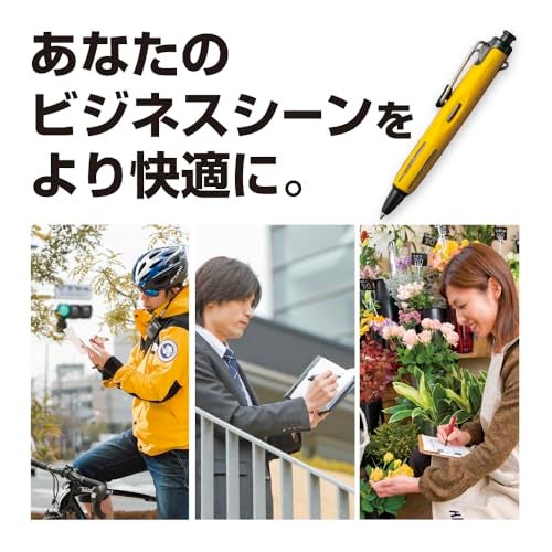 Tombow BC-AP54 Pressurized Permanent Ballpoint Pen (Can Write on Wet Paper/Back), Air Press to Squeeze Ink Ink, 0.7, Orange - Image 4