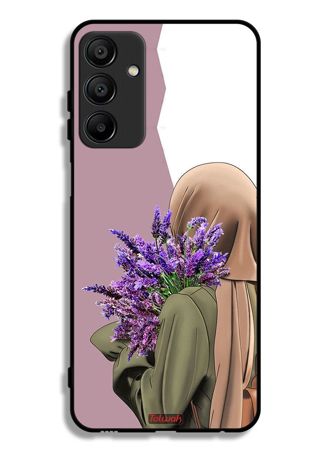 Tolwak غطاء حماية لجهاز سامسونج جالاكسي A15 5G مزين بالزهور - Image 1