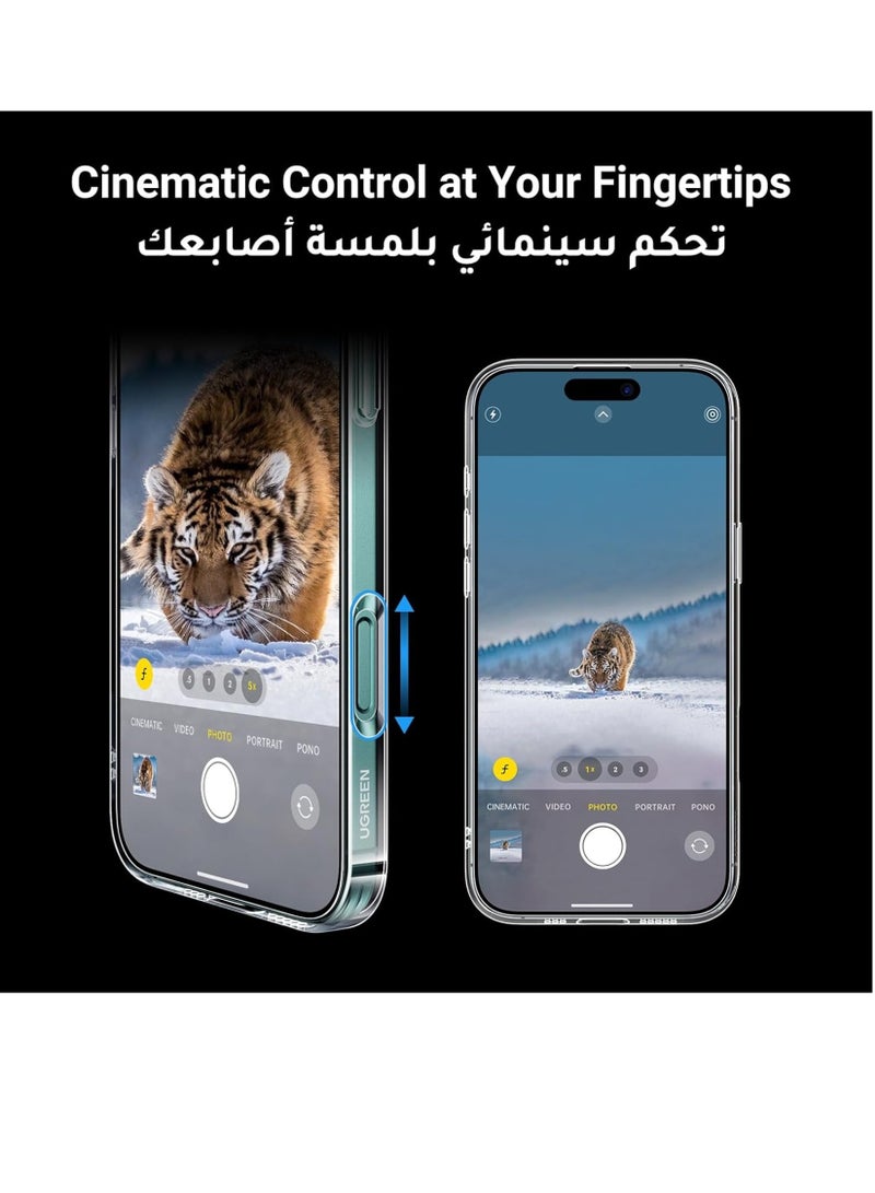 إلترازون iPhone 16 Plus MagSafe Case (MagU) - Revolutionary iCrystal Tech Clear Cover, MIL-Grade Protection, Anti-Scratch, Camera Protection, Magnetic Ultra Slim Design - Image 4