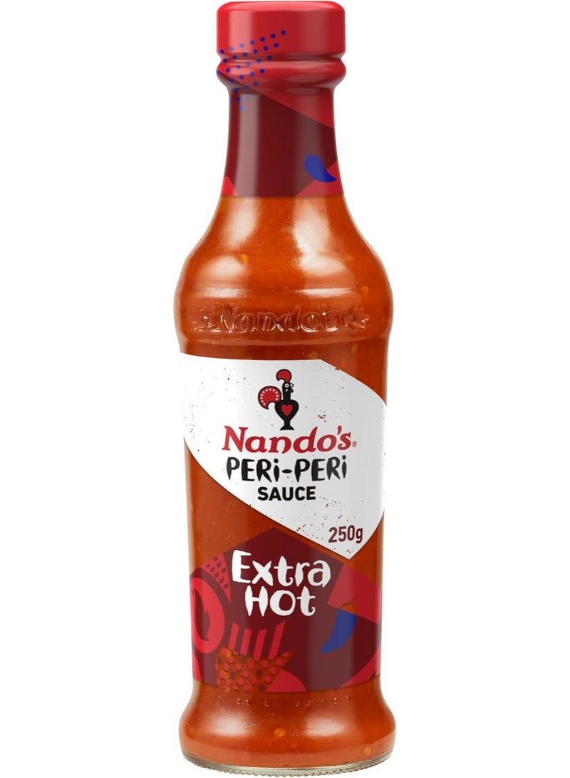 Nando's Extra Hot Peri-Peri Sauce 250grams - Image 1