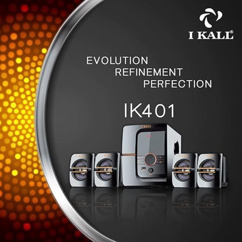 IKALL_IK401 مسرح منزلي بلوتوث IK401 أسود، 4.1 (متجدد) - Image 2