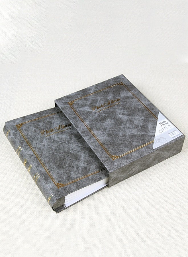 MIXDE 200 Pockets Foil Stamping Photo Album for 6 Inches Photos Portable Photo Album for Family Wedding Boys Girls - Image 4