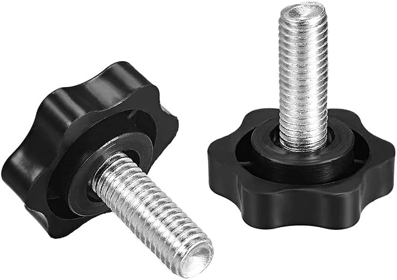 NACX M10 x 25mm Thread Clamping Knob, Thumb Screw, Star Hand Knob Tightening Screw Knob for Machinery, 8Pcs - Image 3
