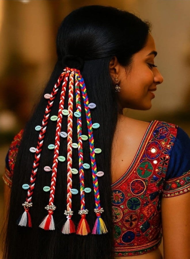 QUEBERS Navratri Hair Braids for Girls & Women - Image 1