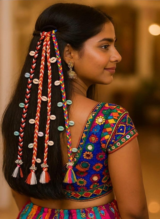 QUEBERS Navratri Hair Braids for Girls & Women - Image 2