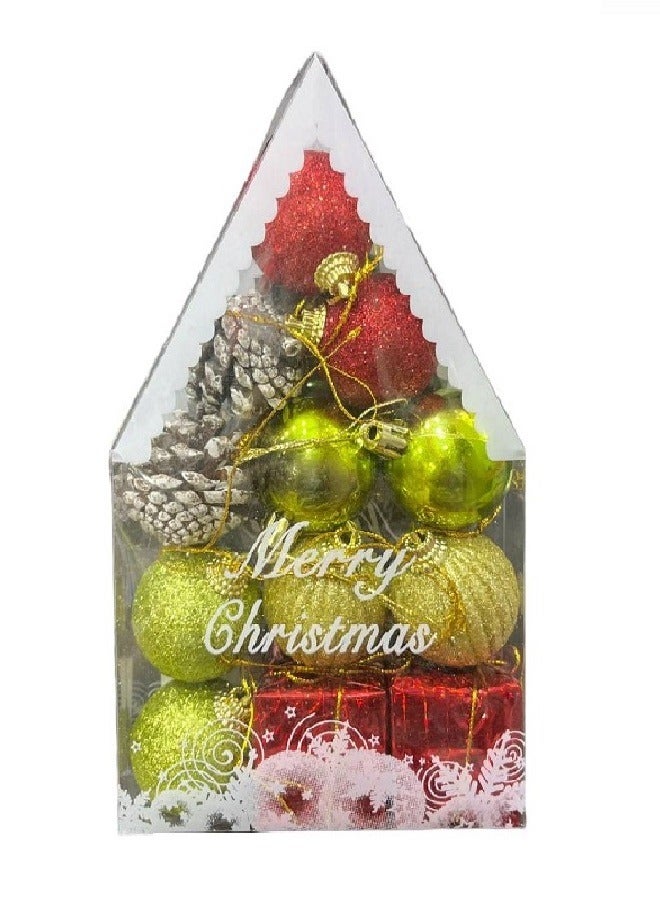 12pcs Over The Christmas Tree Ornaments Decorative Round Balls,gift box,snoper, Christmas Ornaments, Christmas Decor, Xmas Decor, Christmas Tree Ornament Decor - Image 1