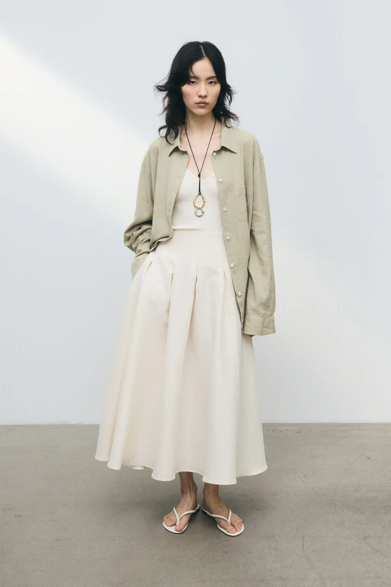 H&M Linen-blend shirt