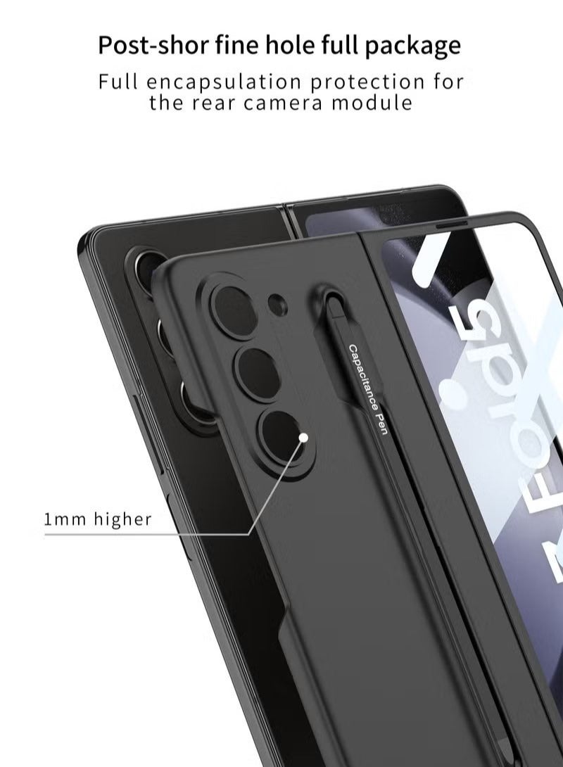 ACLIX Slim Polycarbonate Case Designed for Samsung Galaxy Z Fold 5 Ultra-Thin & Hard All in 1 [S Pen Holder & S Pen and Screen Protector] S Pen included - Image 2
