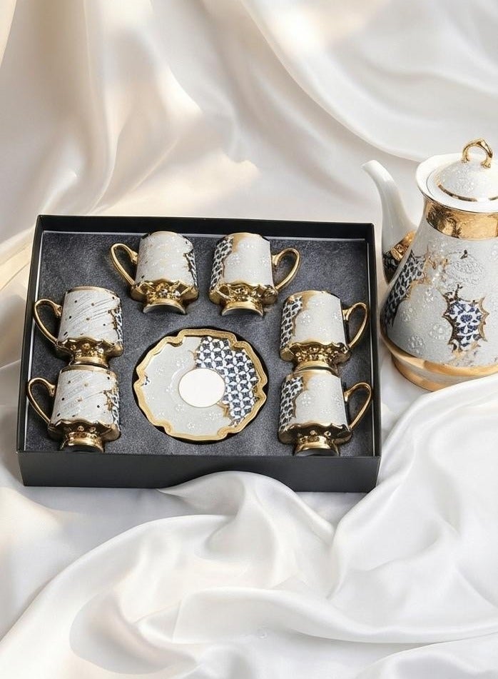 MARS Q Turkish coffee cup set with saucers - Image 1