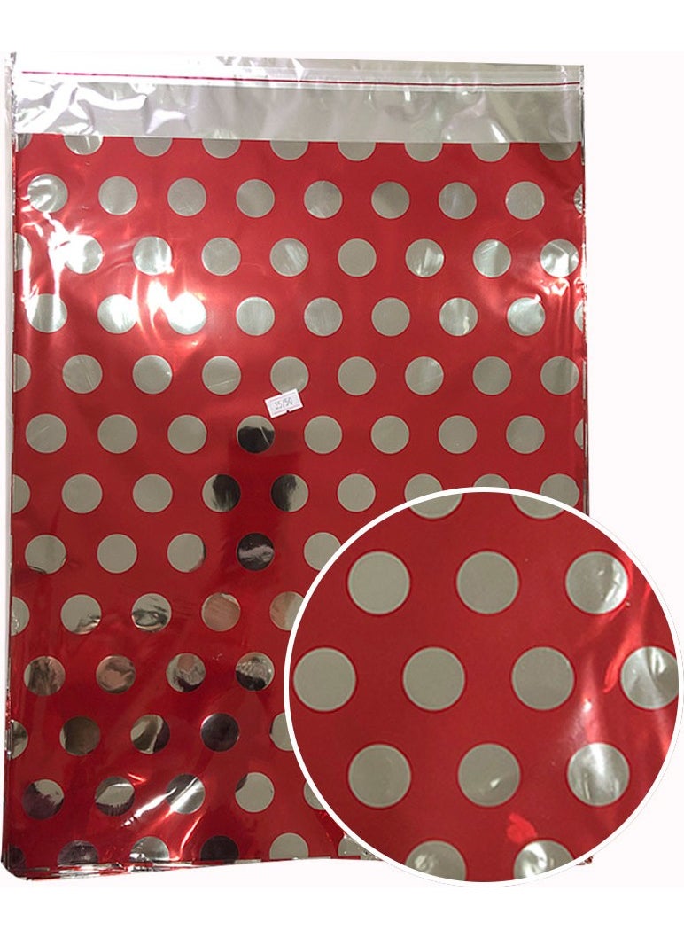AYD - 100-Piece Self-Adhesive Metalized Gift Package 35 x 50 - Image 1