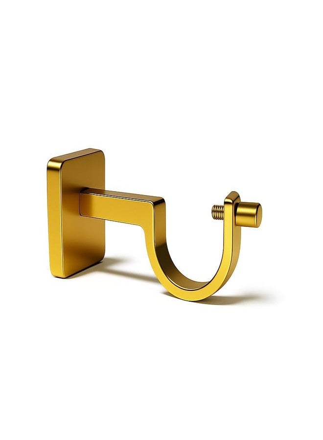 Colornest Gold Curtain Rod Brackets for 1-Inch Curtain Pole | Premium Metal Curtain Holders, 35 Kg Load Capacity| Wall Mount Support Hardware - 2 pcs - Image 5