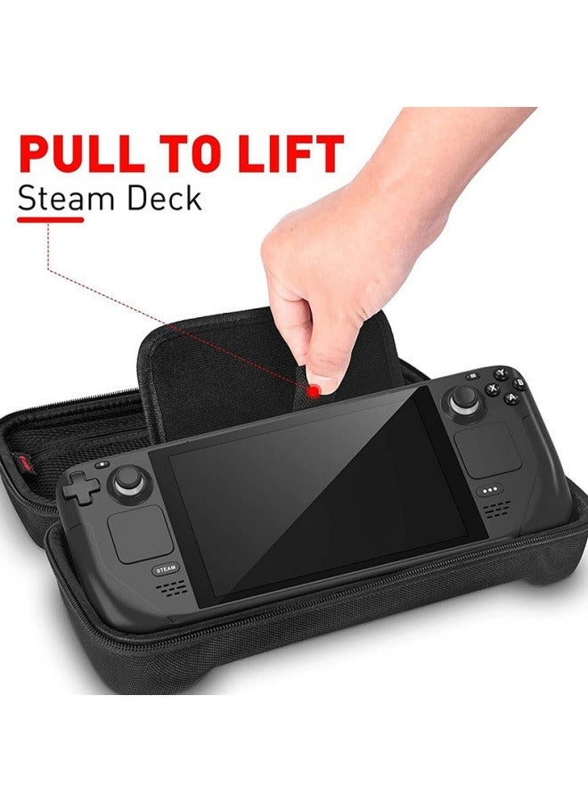 General Steam deck oled game console storage bag handheld portable EVA Oxford cloth hard bag waterproof protection bag  - Image 5